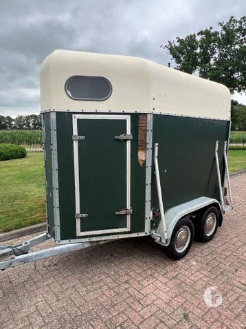 Leuke Waco veetrailer / aanhanger / ponytrailer, Ophalen, Zo goed als nieuw, Hout, 1½-paards trailer