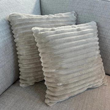 MySofa Teddy Kussen Antraciet 45 cm, Ophalen of Verzenden, Nieuw