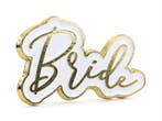 Broche Bride Goud/Wit, Kleding | Dames, Carnavalskleding en Feestkleding, Ophalen of Verzenden, Nieuw