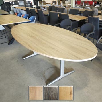 Ahrend Mehes ovale tafel met NIEUW blad - 240x120 cm, Ophalen of Verzenden, Nieuw in verpakking