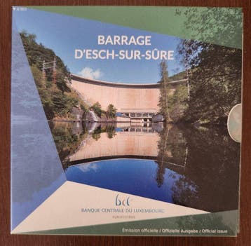 Luxemburg. 2 1/2 Euro 2024 Barrage dEsch-sur-Sûre Proof