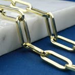 Gouden closed forever armband (Schakelarmband), Sieraden, Tassen en Uiterlijk, Armbanden, Ophalen of Verzenden, Gebruikt, Overige kleuren