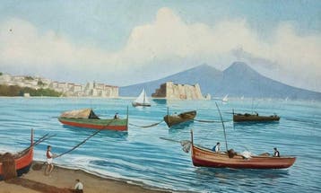 Italiaanse school (XX) - Marina di Napoli