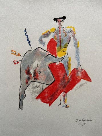 Jean Cocteau (1889-1963) - Hommage au matador