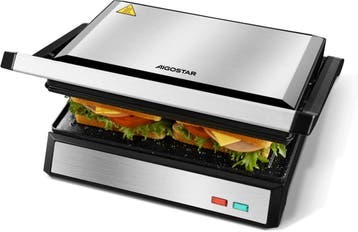Tosti apparaat - Tosti ijzer - Contactgrill - Grill apparaat, Verzenden, Zo goed als nieuw