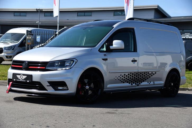 Volkswagen Caddy 2.0 TDI L2H1 BMT Maxi Exclusive PB Edition, Auto's, Bestelauto's, Lease, Automaat, Volkswagen, Financial lease