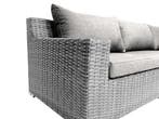 7-persoons Loungeset Colorado Blended Grey met beige kussens, Ophalen of Verzenden, Nieuw, 7 zitplaatsen, Loungeset