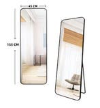 Staande Wandspiegel 155x45cm – HD Veilig Design, Verzenden, Nieuw