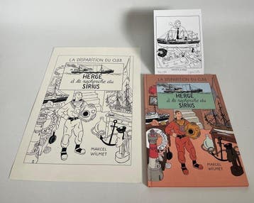 Tintin - Hergé à la recherche du Sirius + Ex libris +, Nieuw