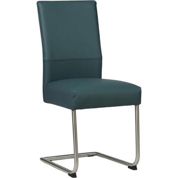 Set van 8 Leren eetkamerstoelen Piece - Toledo Whale, Huis en Inrichting, Stoelen, Ophalen of Verzenden, Nieuw, Leer