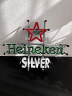 Heineken Silver LED Neon Reclamebord – 45 x 35 cm – Nieuw -
