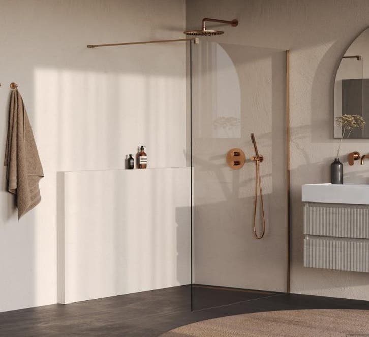 BRAUER Oblivion Inloopdouche – 120 x 200 cm – Helder Glas –, Doe-het-zelf en Verbouw, Sanitair, Bad, Nieuw, Glas, Ophalen of Verzenden