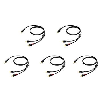 Tulp naar jack 3.5 mm kabel | M  M | Procab | 1.5 meter | 5, Verzenden, Nieuw
