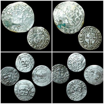 Europa, Polen. Mixed Medieval & Early Modern Silver Coin Lot