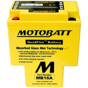 Motobatt Agm Accu Mb16A 12V 19Ah 200A 151X91X181, Verzenden, Nieuw