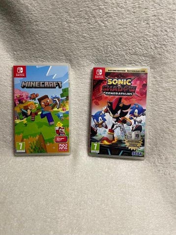 Nintendo - Switch - Sonic X Shadow Generations & Minecraft -, Nieuw