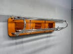 Kapstok - Hout, Chroom - Wandkapstok met houten drager en