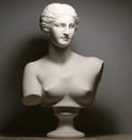 Beeld, Dea afrodite - 32 cm - Marmer