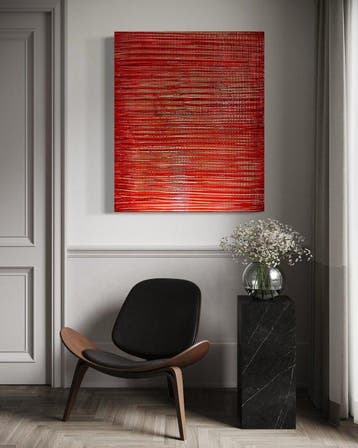 Ronan Martin - Red Sky - NO RESERVE PRICE, Antiek en Kunst, Kunst | Schilderijen | Modern
