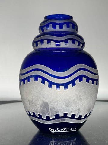 Scailmont - Charles Catteau - Vaas - Ondulaties - Glas -