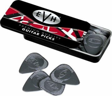 Eddie van Halen blikje met plectrums 0.60 mm officiële merch, Ophalen of Verzenden, Nieuw, Gebruiksvoorwerp