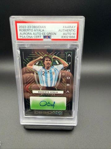 2022/23 Panini Obsidian Roberto Ayala #AARAY Gesigneerde, Nieuw