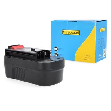 Black & Decker A1718 / A18 / HPB18 accu 18, 123accu huismerk, Verzenden, Nieuw