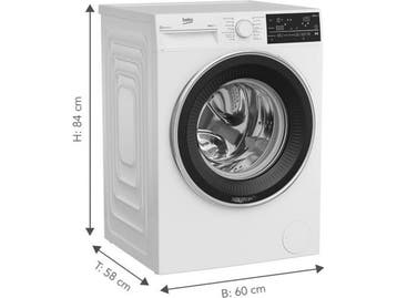 Beko B5WFT89418W - Wasmachine 9kg 1400t - A - Wit, Verzenden, Zo goed als nieuw
