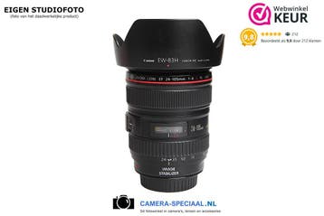Canon EF 24-105mm F4 L IS USM lens met 12 maanden garantie, Ophalen of Verzenden, Zo goed als nieuw, Standaardlens, Zoom