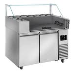 GGM Gastro | Saladette - 1210x700mm - 2-deurs - voor 9x GN |, Verzenden, Nieuw in verpakking