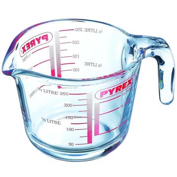 Pyrex Maatbeker Glas 0,25L, Verzenden, Nieuw