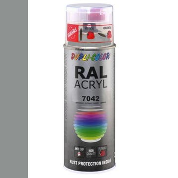 Dupli-Color Ral Acryl Ral 7042 Verkeersgrijs A Hoogglans 400, Ophalen of Verzenden, Nieuw