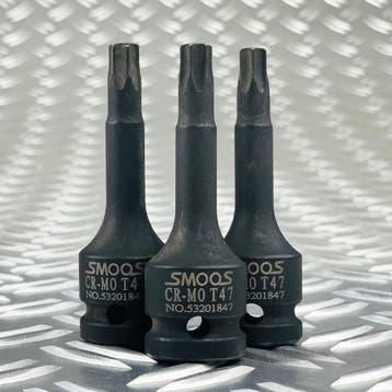 Smoos Losse inwendige T50 torx krachtdop met 1/2 opname - 3, Ophalen of Verzenden, Nieuw