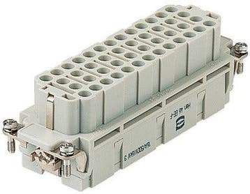 Harting Han Ee 46-Pin Vrouwelijke Crimp Connector Invoeging, Verzenden, Nieuw, Overige typen