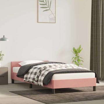 vidaXL Bedframe met hoofdeinde zonder matras 80x200 cm, Eenpersoons, Verzenden, Nieuw, 80 cm