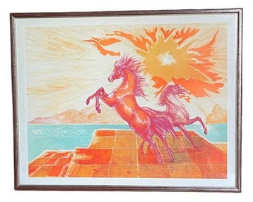 Aligi Sassu (1912-2000) - Cavalli
