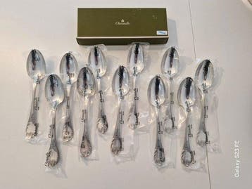 Christofle - Koffieservies (12) - Marly - Verzilverd
