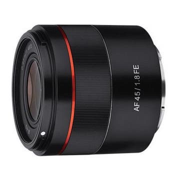 Samyang 45mm f/1.8 AF Sony E-mount objectief - Tweedehands, Audio, Tv en Foto, Fotografie | Lenzen en Objectieven, Verzenden, Gebruikt