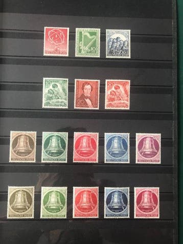 Berlijn 1950/1951 - Twee volledige jaargangen - MNH - Michel, Gestempeld