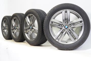 BMW X1 F48 18 inch M velgen 570 + Winterbanden Pirelli Runfl, 18 inch, Gebruikt, Velg(en), Winterbanden