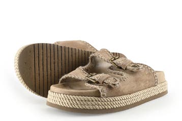 Warmbat Slippers in maat 39 Bruin, Kleding | Dames, Schoenen, Slippers, Bruin, Verzenden, Zo goed als nieuw