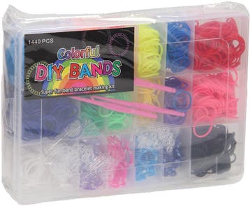 Colorful DIY Bands Loombox 1440 loombandjes Multicolor, Hobby en Vrije tijd, Ophalen of Verzenden, Nieuw