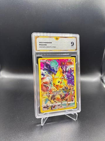Pokémon - 1 Graded card - Pikachu 160 - GG 9 - Sword &, Nieuw
