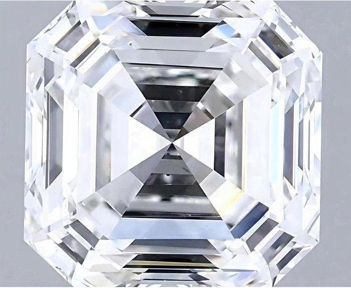 1 pcs Diamant (Natuurlijk) - 1.00 ct - Smaragd - E - VS1 -, Sieraden, Tassen en Uiterlijk, Edelstenen