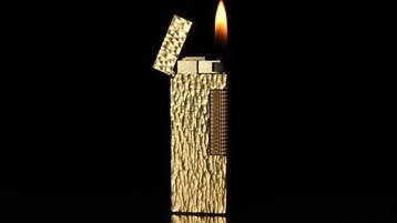 Dunill - Bark Pattern Rollagas Lighter - Zonder minimumprijs, Nieuw