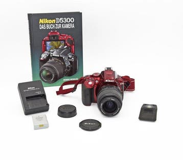 Nikon D5300 Bordeaux Edition + Nikkor 18-55mm VR II Digitale, Nieuw