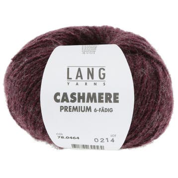 LANG Yarns Cashmere Premium - 464 Bordeaux - Puur Kasjmier, Ophalen of Verzenden, Nieuw