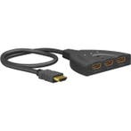 HDMI switch | Goobay | 3-poorts (4K@30Hz, HDCP), Audio, Tv en Foto, Audiokabels en Televisiekabels, Verzenden, Nieuw