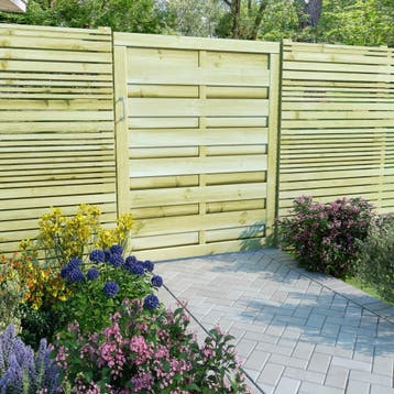 vidaXL Poort 100x125 cm geïmpregneerd grenenhout groen, Tuin en Terras, Verzenden, Nieuw