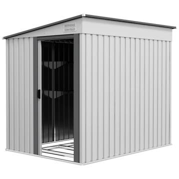 TRUUSK Metalen Gereedschapshuis 2,81m² - 154x206,5x181 cm -, Verzenden